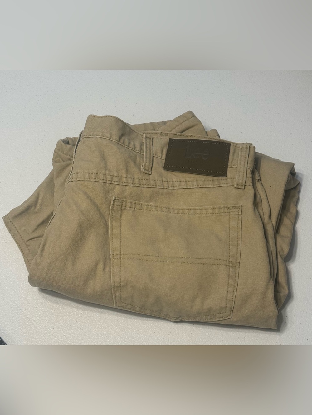 Lee Men's Khaki Casual Pants - Tan
